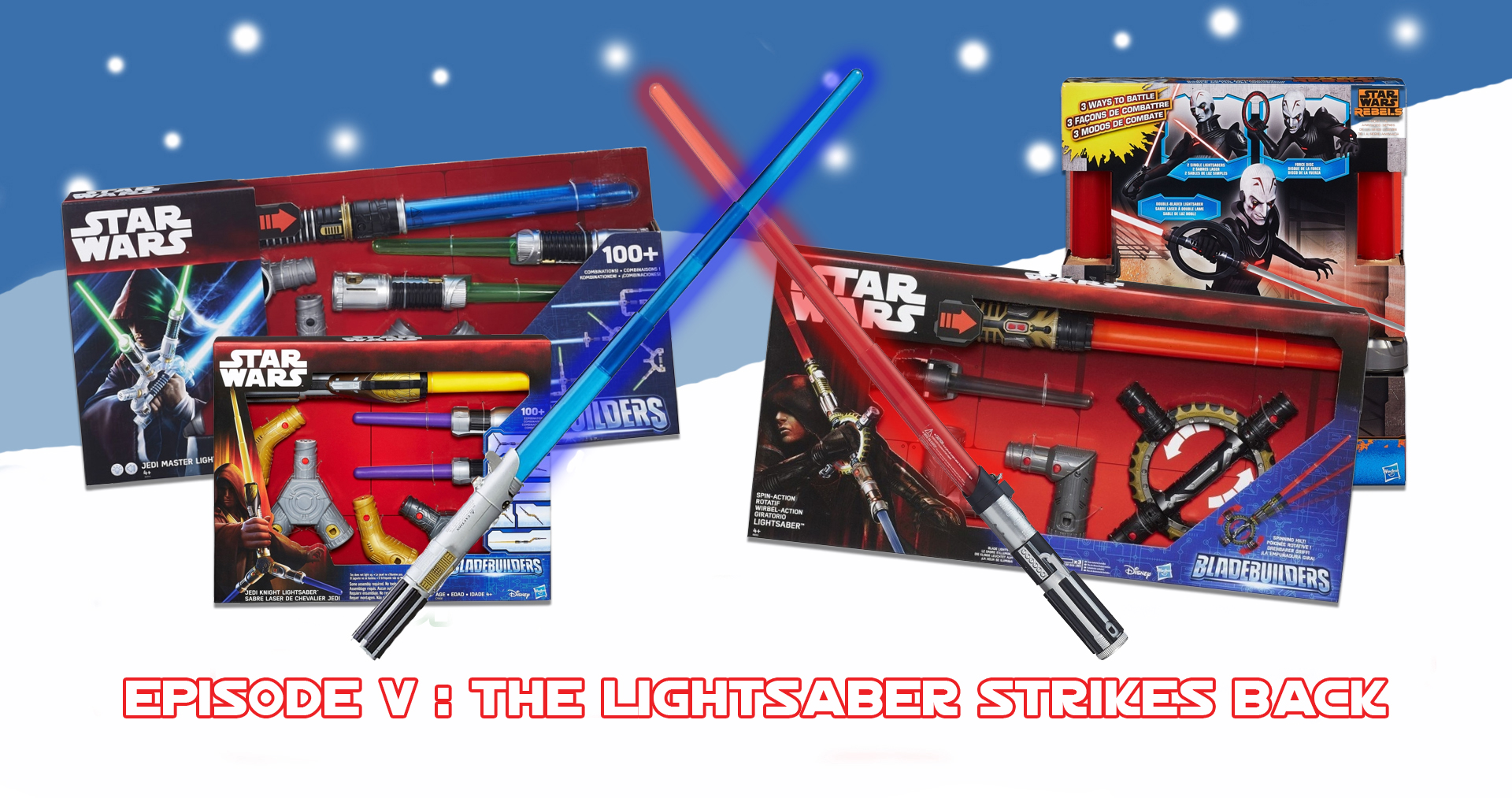 Christmas Star Wars Lightsabers